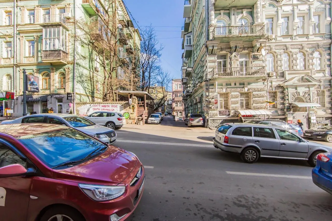 Роскошная Двухуровневая Квартира, Ул. Михайловская Kiev Apartamento