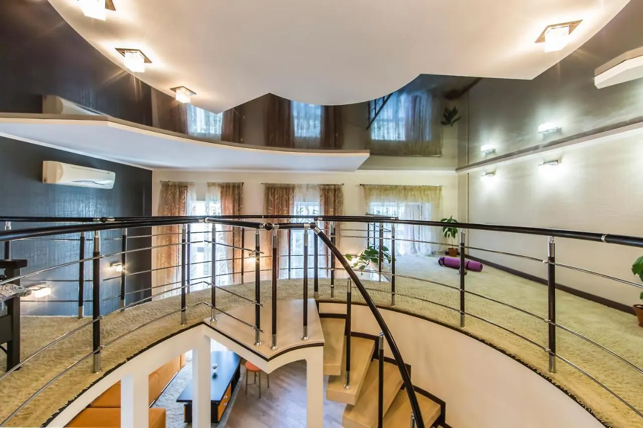 Роскошная Двухуровневая Квартира, Ул. Михайловская Kijów Apartament